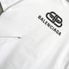 Balenciaga 徽标T恤白色