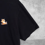 メゾン キツネ チラックスフォックス Tシャツ ブラック - NEWSED