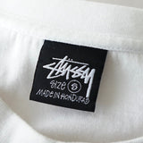 ステューシー ロゴ 両面プリント 半袖Tシャツ ホワイト - NEWSED