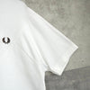 Fred Perry 徽标珠地网眼 T 恤白色