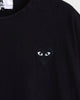 プレイ コム デ ギャルソン ハートロゴ Tシャツ ブラック