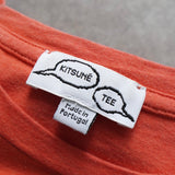 メゾンキツネ ロゴ Tシャツ オレンジ - NEWSED