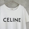 セリーヌ クラシックロゴ Tシャツ ホワイト