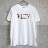 ヴァレンティノ ロゴ プリント Tシャツ ホワイト - NEWSED
