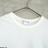 コム デ ギャルソン シャツ ロゴ Tシャツ ホワイト - NEWSED