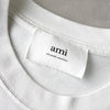 Ami Paris 白色心形徽标 T 恤