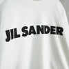 Jil Sander 徽标大码长袖上衣 白色