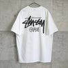 ステューシー 両面プリント Tシャツ ホワイト タグ付き未使用品