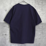 ラコステ ロゴ 鹿の子 ポケット Tシャツ ネイビー - NEWSED
