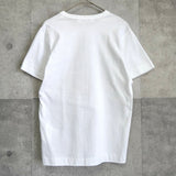 プレイ コムデギャルソン ハートロゴ プリント Tシャツ ホワイト - NEWSED