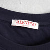 Valentino 黑色徽标 T 恤