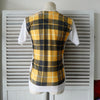 Comme des Garçons 黄/白格纹 T 恤