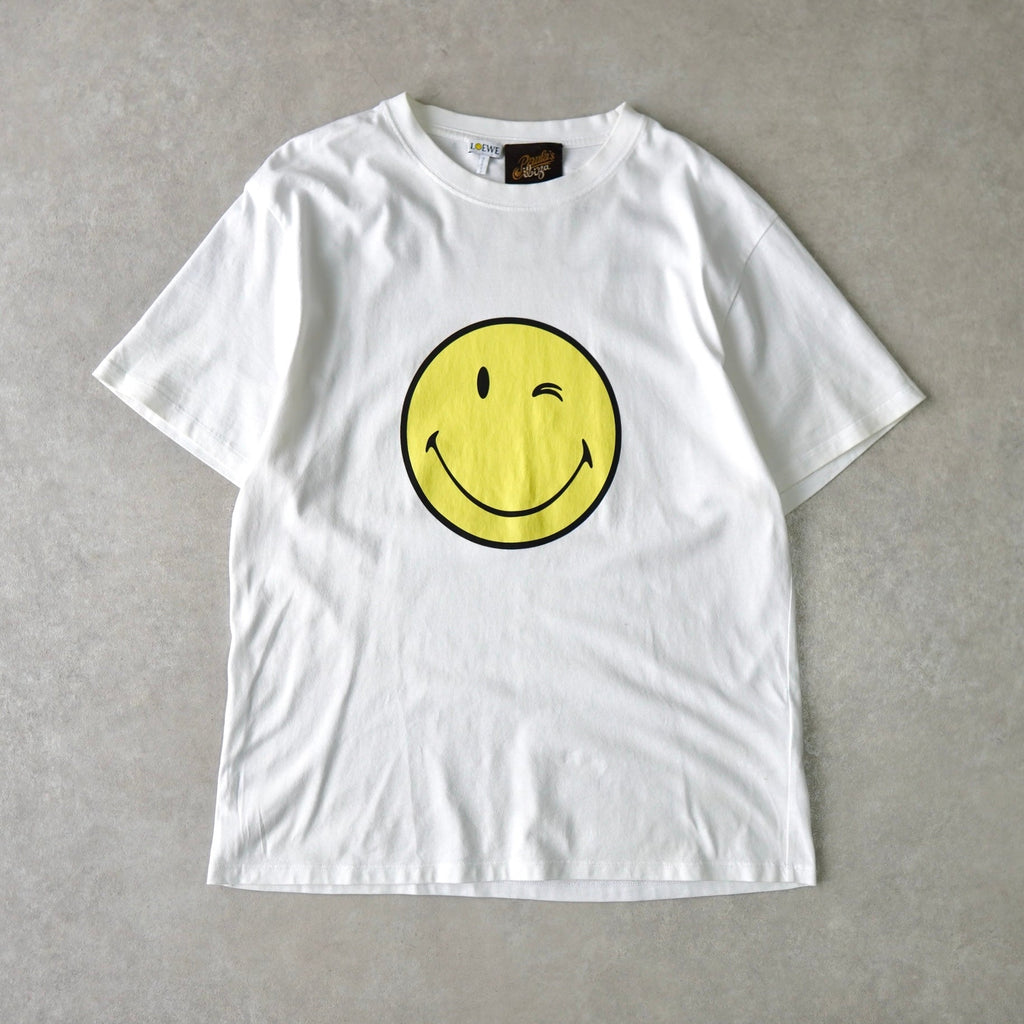 ロエベ パウラズイビザ スマイリー Tシャツ ホワイト