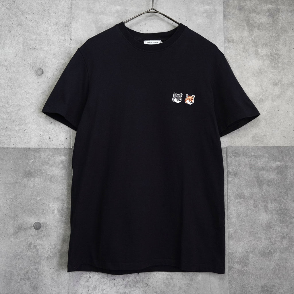 Maison Kitsune 狐狸头 T 恤（黑色）