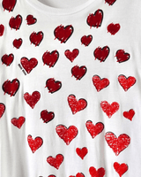 ミュウミュウ ハート Tシャツ ホワイト L レディース - NEWSED