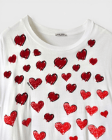 ミュウミュウ ハート Tシャツ ホワイト L レディース - NEWSED