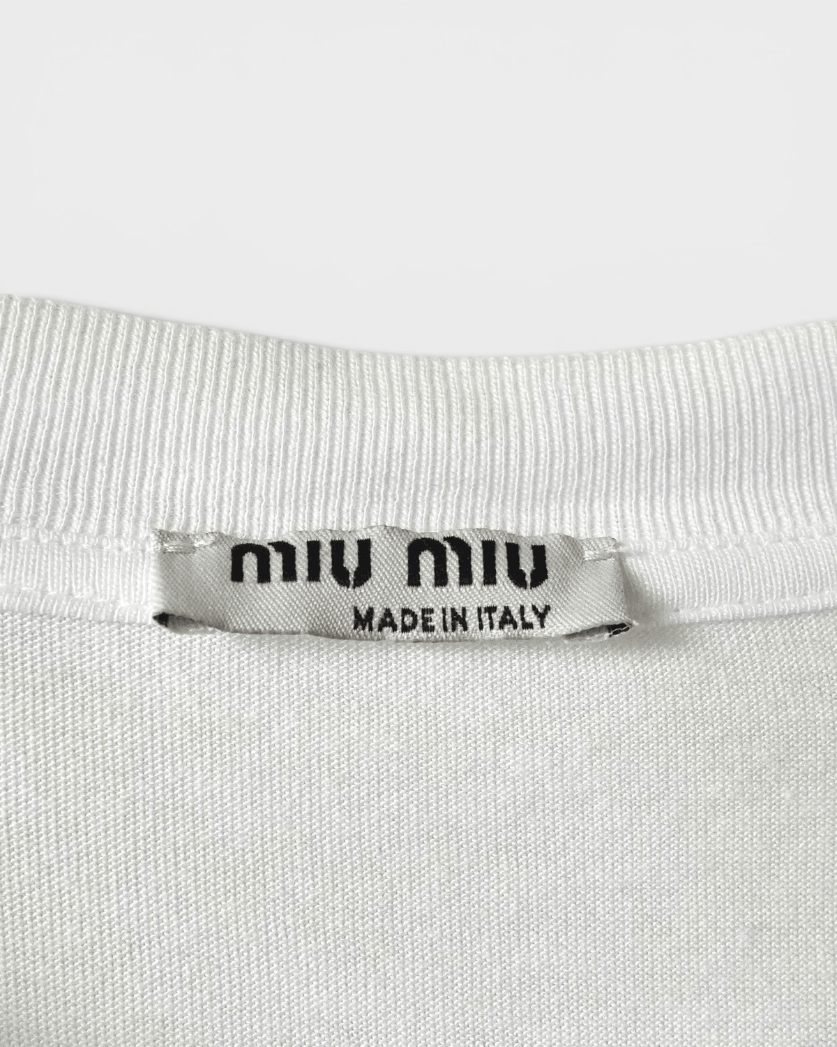 ミュウミュウ ハート Tシャツ ホワイト L レディース - NEWSED