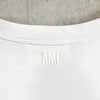 アミ パリス ハート ロゴ 刺繍 ラージフィット Tシャツ トップス ホワイト L〜XL相当