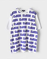 コム デ ギャルソン オム ロゴ 総柄 Tシャツ ホワイト M メンズ レディース - NEWSED