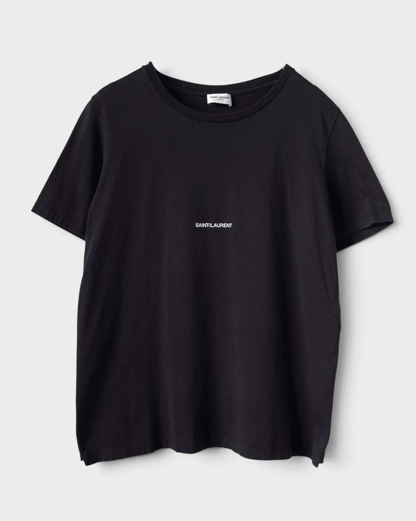 サンローラン パリ ロゴ Tシャツ ブラック M メンズ レディース