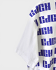 コム デ ギャルソン オム ロゴ 総柄 Tシャツ ホワイト M メンズ レディース