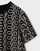 マークジェイコブス 総柄 Tシャツ ブラック アイボリー M レディース