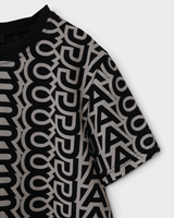 マークジェイコブス 総柄 Tシャツ ブラック アイボリー M レディース - NEWSED
