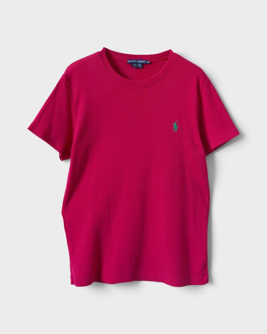 ラルフローレン ニットTシャツ ビビッドピンク M レディース - NEWSED