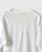 コム デ ギャルソン オム ロゴ 総柄 Tシャツ ホワイト M メンズ レディース - NEWSED