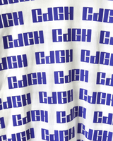 コム デ ギャルソン オム ロゴ 総柄 Tシャツ ホワイト M メンズ レディース - NEWSED