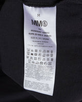 エムエムシックス メゾン マルジェラ カレンダータグ Tシャツ ブラック M メンズ レディース - NEWSED