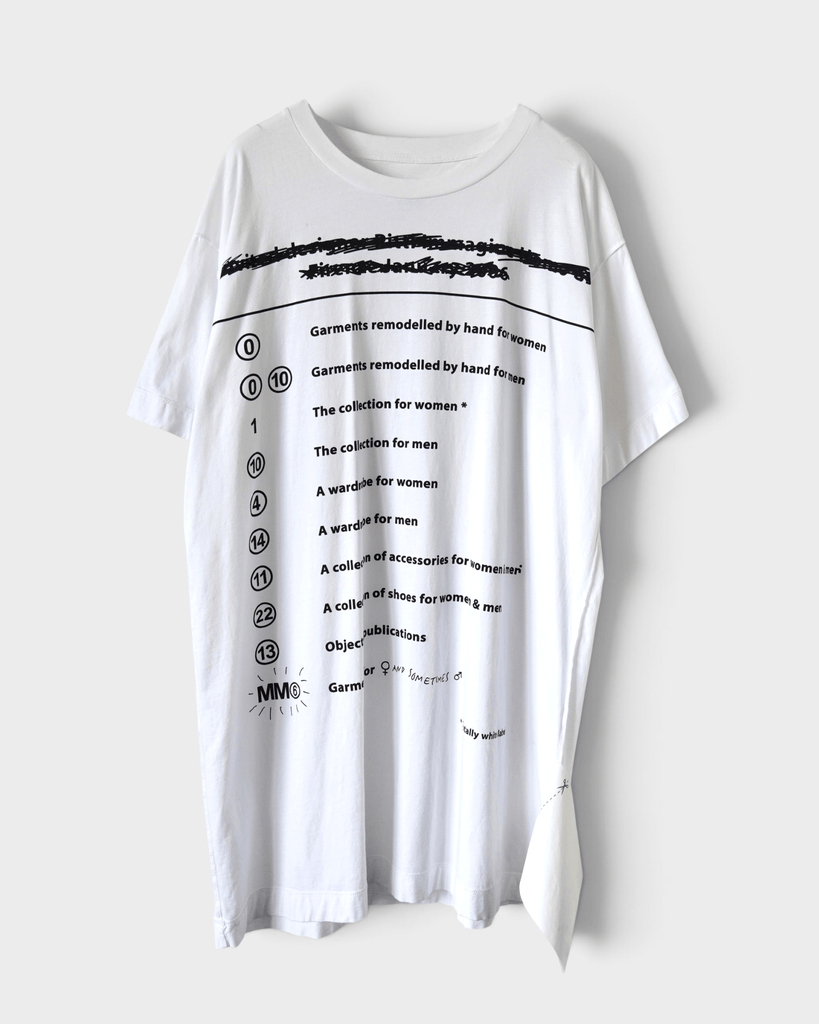 エムエムシックス メゾン マルジェラ Tシャツ ホワイト M メンズ レディース