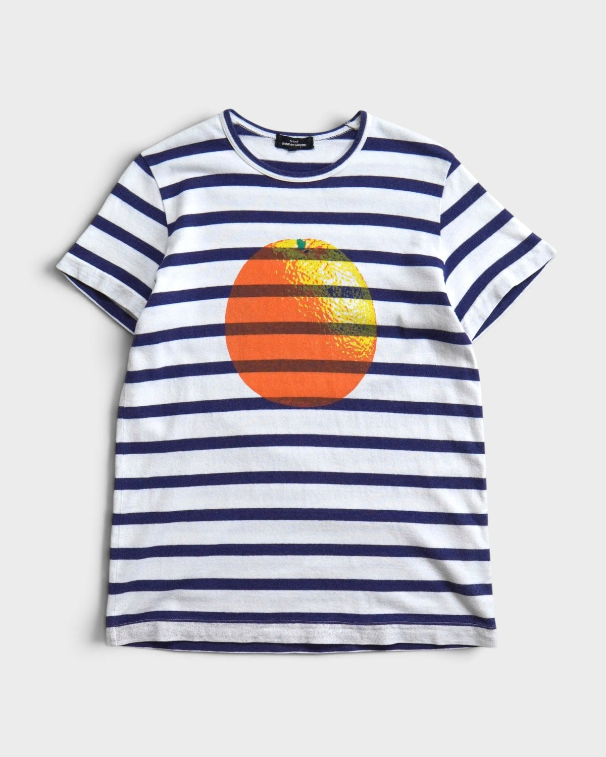 トリコ コム デ ギャルソン Tシャツ ホワイト ネイビー M レディース - NEWSED