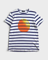 トリコ コム デ ギャルソン Tシャツ ホワイト ネイビー M レディース - NEWSED