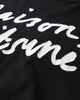 メゾン キツネ 筆記体ロゴ Tシャツ Mサイズ ブラック メンズ