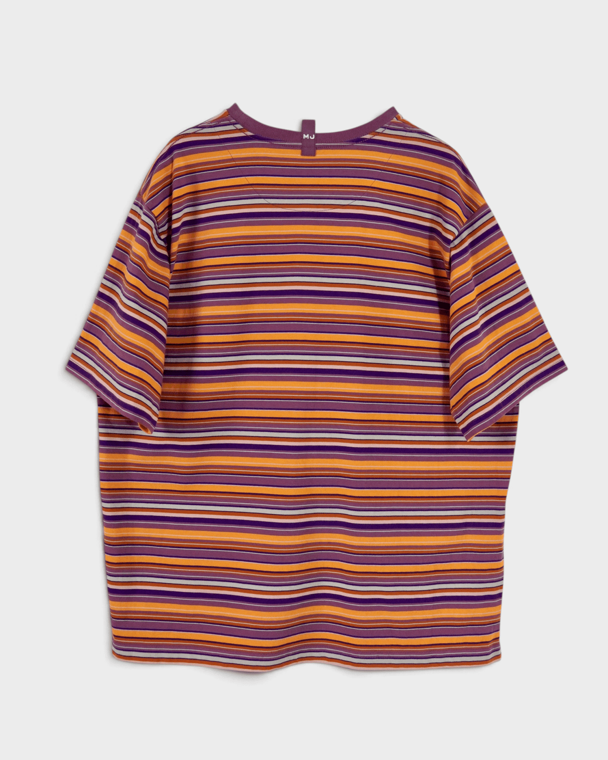 マークジェイコブス オーバーサイズ ロゴ ボーダー Tシャツ マルチカラー O/S レディース - NEWSED