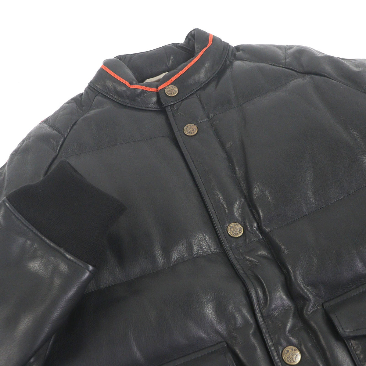 テンダーロイン T-RACING LEATHER サイドライン レザージャケット ブラック S メンズ - NEWSED