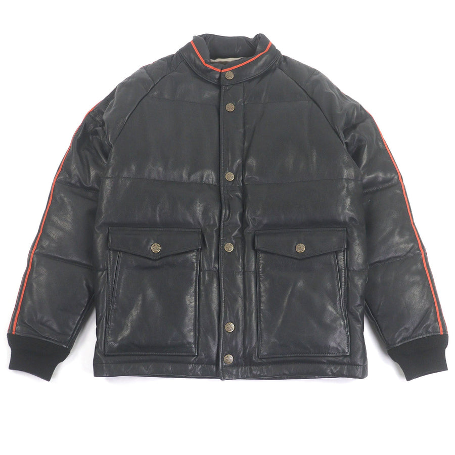 テンダーロイン T-RACING LEATHER サイドライン レザージャケット ブラック S メンズ - NEWSED