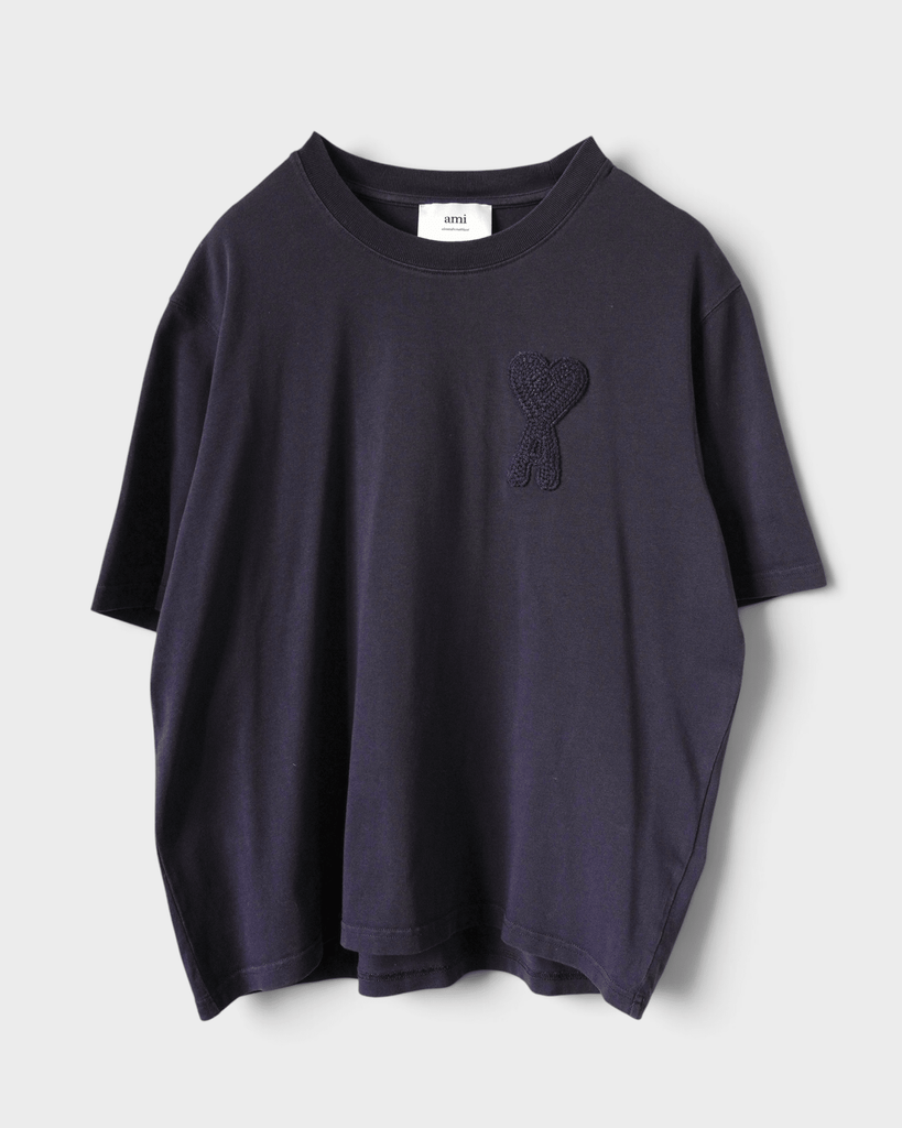 アミパリ アミ パリス オーバーサイズ ハートロゴ Tシャツ S メンズ レディース