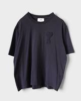 アミパリ アミ パリス オーバーサイズ ハートロゴ Tシャツ S メンズ レディース - NEWSED