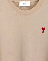 アミパリ アミ パリス ハートロゴ Tシャツ ベージュ S メンズ レディース - NEWSED