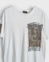 ステューシー プリント Tシャツ ホワイト Sサイズ メンズ - NEWSED