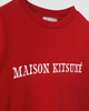 メゾン キツネ ロゴ Tシャツ レッド S レディース