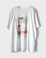 エムエムシックス メゾン マルジェラ オーバーサイズ Tシャツ ホワイト S メンズ レディース - NEWSED