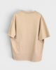 アミパリ アミ パリス ハートロゴ Tシャツ ベージュ S メンズ レディース