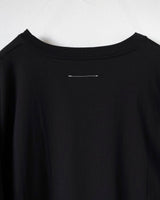 エムエムシックス メゾン マルジェラ ネオンロゴ オーバーサイズ Tシャツ ブラック S メンズ レディース - NEWSED