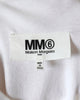 エムエムシックス メゾン マルジェラ オーバーサイズ Tシャツ ホワイト S メンズ レディース