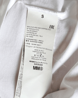 エムエムシックス メゾン マルジェラ オーバーサイズ Tシャツ ホワイト S メンズ レディース - NEWSED