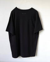 エムエムシックス メゾン マルジェラ ネオンロゴ オーバーサイズ Tシャツ ブラック S メンズ レディース - NEWSED