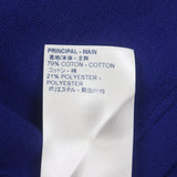 ルイヴィトン ジャガードサイクリング ショートスリーブ ハーフジップ Tシャツ 半袖ニット ブルー S メンズ - NEWSED